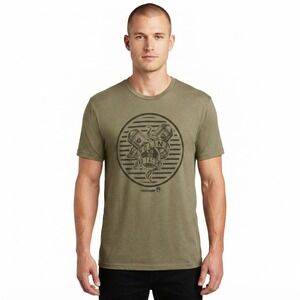 Highway 21 Shirt Mens XL Gasoline and Tacos Graphic Tee Military Green